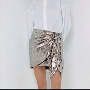 Zara sparkly skirt